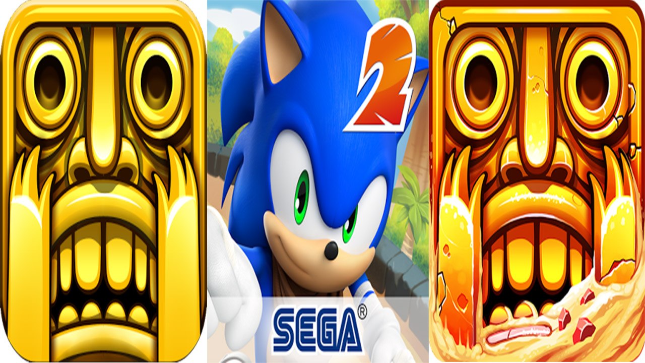 Temple Run 1 vs Sonic Dash 2 Sonic Boom vs Temple Run 2 — NEW Compilation