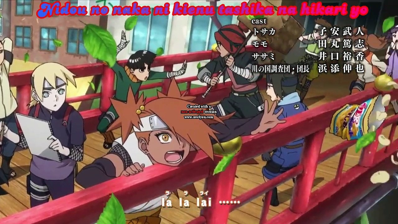 Boruto Ending 9 lyrics (n)