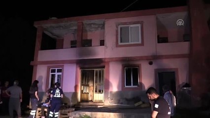 Adana'da ev yangını: 1 ölü
