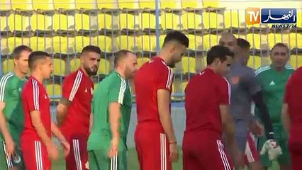 المنتخب الوطني يجري آخر حصة تدريبية قبل مواجهة تنزانيا