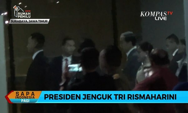 Presiden Jokowi Hingga Sejumlah Menteri Jenguk Tri Rismaharini
