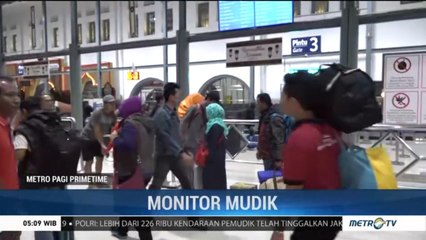 Stasiun Senen Didominasi Pemudik Tujuan Jateng dan Jatim