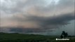 Mesmerizing time lapse of supercell transitioning into a shelf cloud