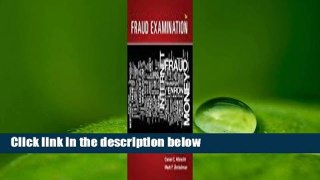 [NEW RELEASES]  Fraud Examination