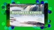 [Read] Business Ethics: Ethical Decision Making   Cases Complete