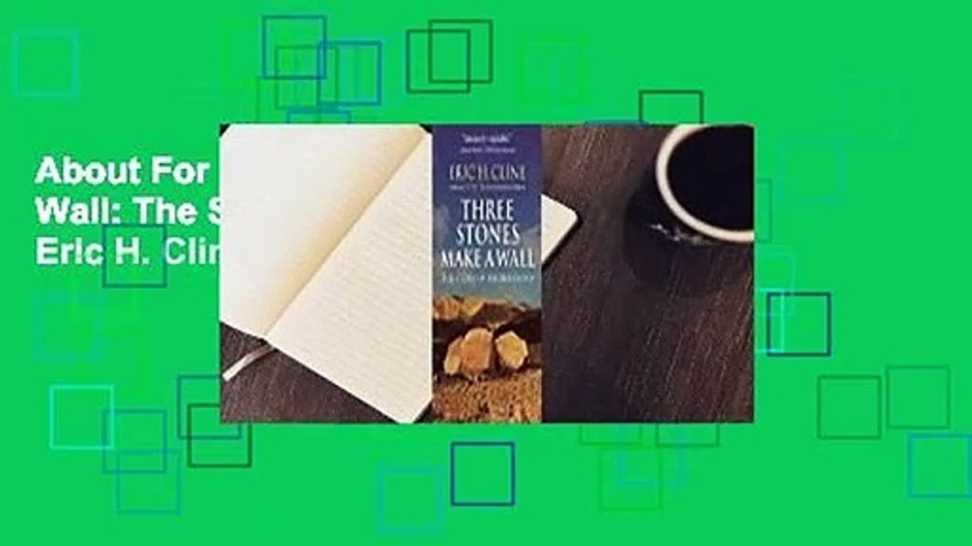 ⁣About For Books  Three Stones Make a Wall: The Story of Archaeology by Eric H. Cline