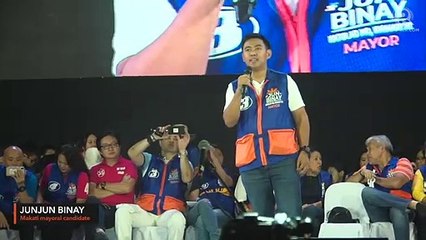 WATCH: Junjun Binay vows to Makati: 'I would fight for you like I did for my father'