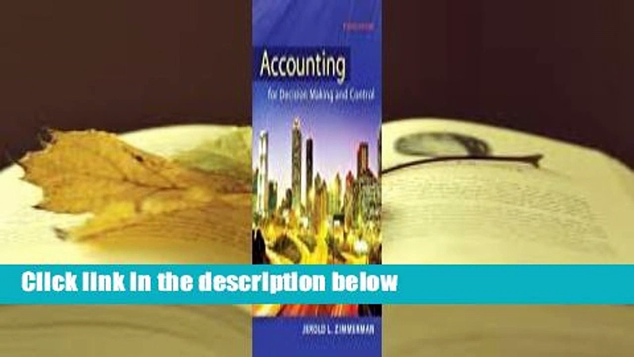 [MOST WISHED]  Accounting for Decision Making and Control