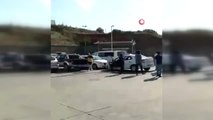 Elektro şok cihazıyla araç muayene istasyonu çalışanlarına böyle saldırdı