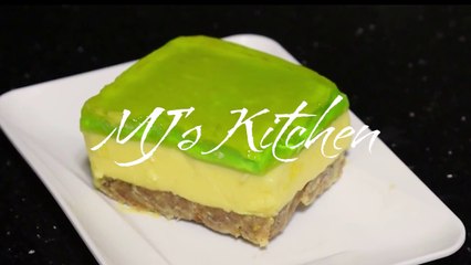Custard Jelly Slice - Dessert Recipe in Urdu