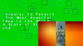 Popular to Favorit  The Most Powerful Idea in the World: A Story of Steam, Industry, and