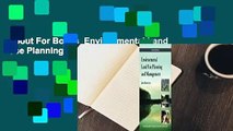 About For Books  Environmental Land Use Planning and Management  For Kindle