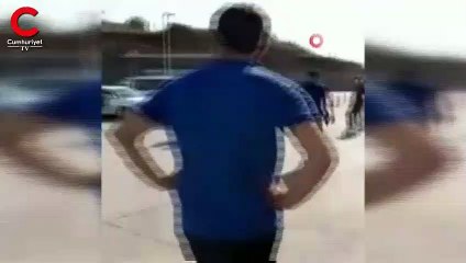 Elektroşok cihazıyla çalışanlara saldırdı