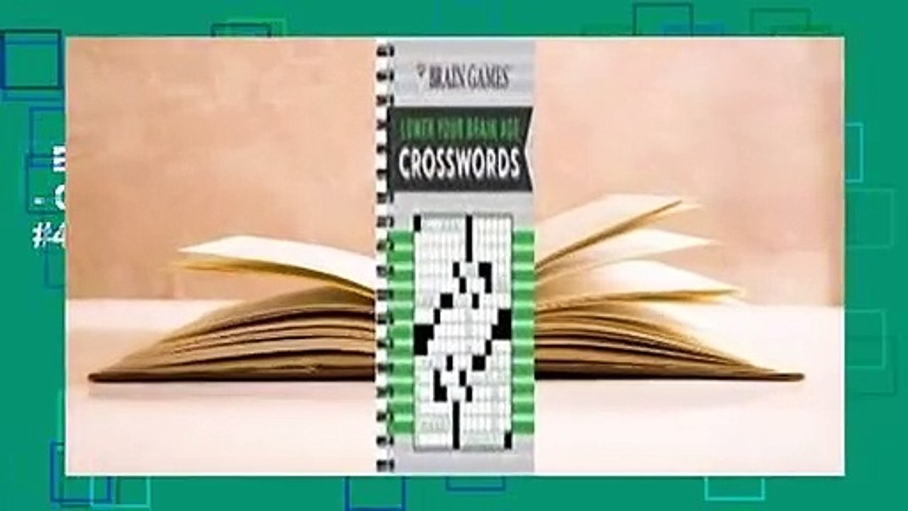 Brain Games - Lower Your Brain Age - Crosswords  Best Sellers Rank : #4