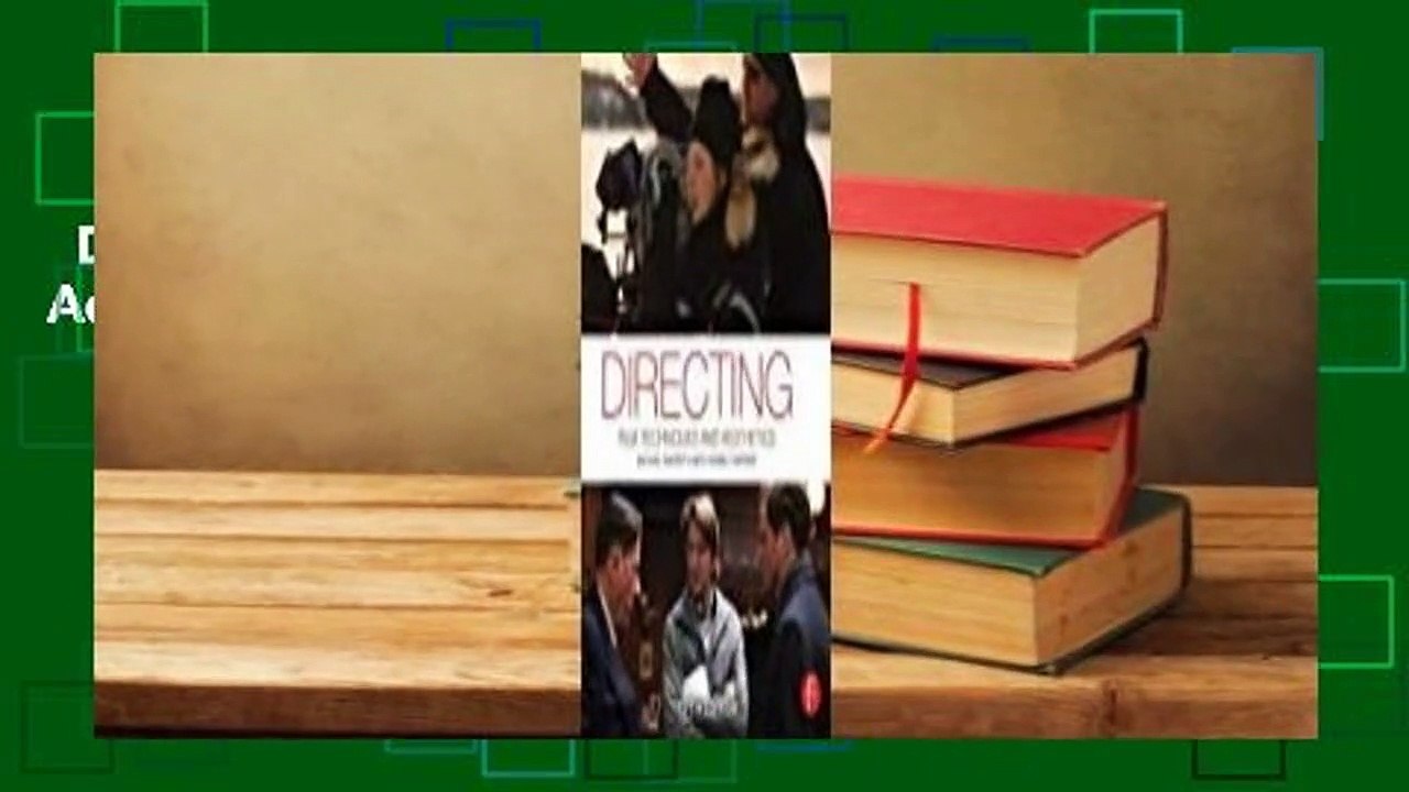 Directing: Film Techniques and Aesthetics  For Kindle