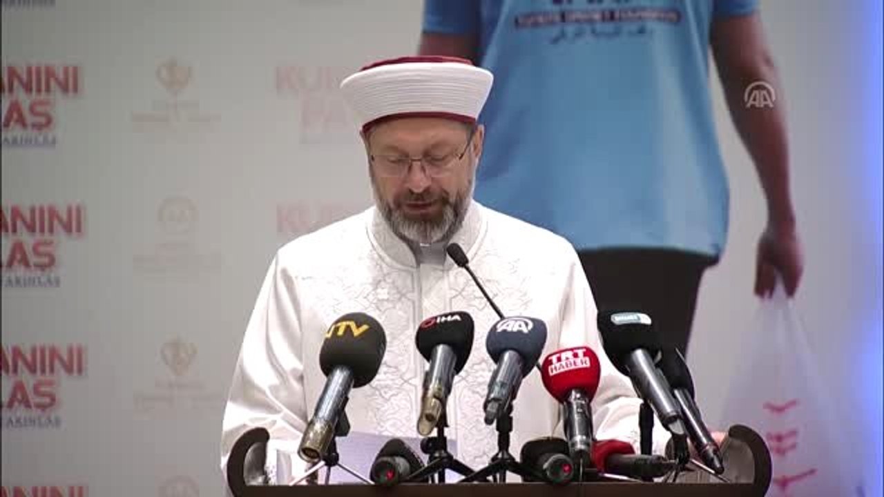 Erbaş: "(Vekalet yoluyla kurban kesim bedeli) Yurt içi fiyatını 890, yurt dışı fiyatını 725 lira...