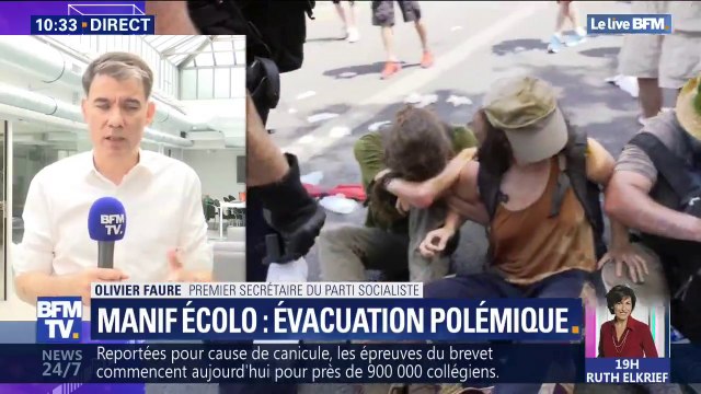 Manifestants aspergés de gaz lacrymogène: Olivier Faure estime que c'est un scandale absolu