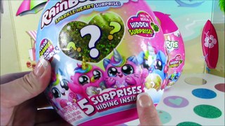 Zuru Rainbocorns Sparkle Heart SURPRISE! Fluffy SLIME , Peel to Reveal & Color Change Surprise FUN!