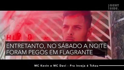 MC Kevin é preso em flagrante e aparece rindo dentro de viatura