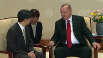 Cumhurbaşkanı Erdoğan, Japon İmparatoru Naruhito ile görüştü - TOKYO