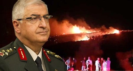 Genelkurmay Başkanı'ndan KKTC'ye düşen "füze" ile ilgili açıklama