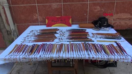 Tespih meraklıları, 'Kehribar Borsası'nda buluşuyor