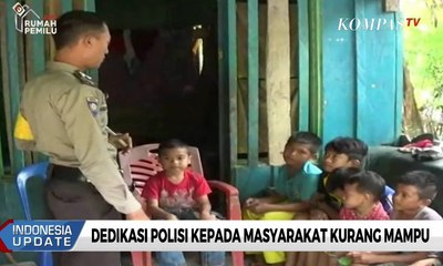 Dedikasi Polisi Kepada Masyarakat Kurang Mampu