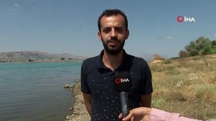 Su seviyesi yükseldi,batık şehrin surları su altında kaldı