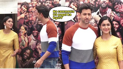 HRITHIK ROSHAN Looks DASHING but TENSED at SUPER 30 Promo Shoot |