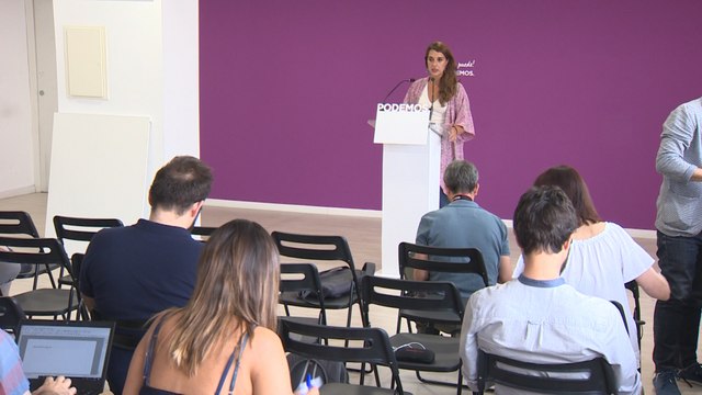 Noelia Vera, portavoz del Consejo de Coordinación de Podemos