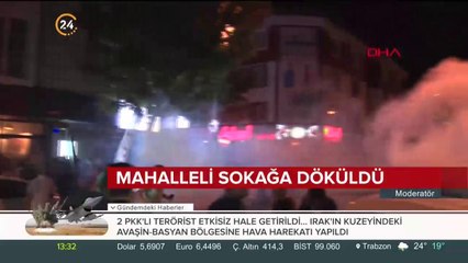Mahalleli sokağa döküldü