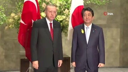 - Cumhurbaşkanı Erdoğan, Japonya Başbakanı Abe ile Çalışma Yemeğine Katıldı