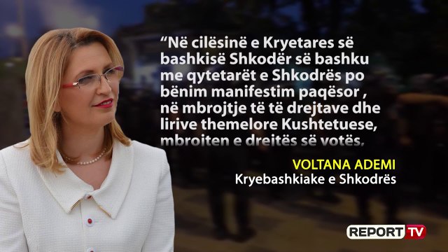 Çfarë ndodhi gjatë protestave kundër Ramës në Shkodër? Voltana Ademi kallëzon ministrin Lleshaj