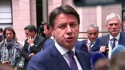 Descargar video: Bruxelles - Consiglio europeo straordinario punto stampa del Presidente Conte (01.07.19)