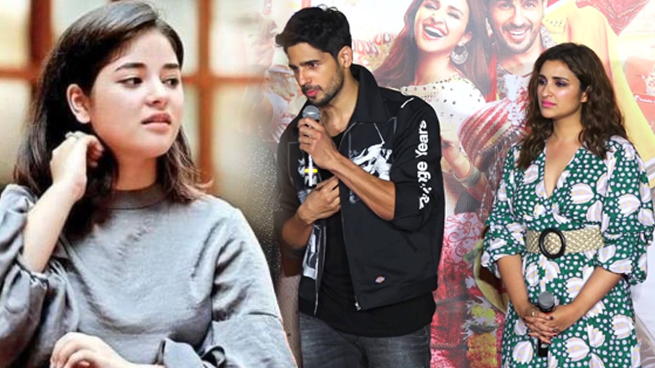 Sidharth Malhotra & Parineeti Chopra react on Zaira Wasim controversy; Watch Video | FilmiBeat