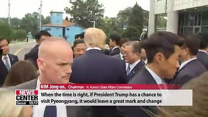 Fresh momentum for dialogue for N. Korea, U.S. created through Kim-Trump interaction