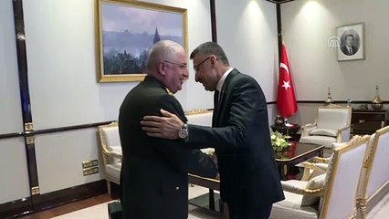 Cumhurbaşkanı Yardımcısı Oktay'ın kabulü - ANKARA