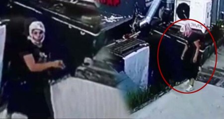 Etekli erkek hırsız kıskıvrak yakalandı