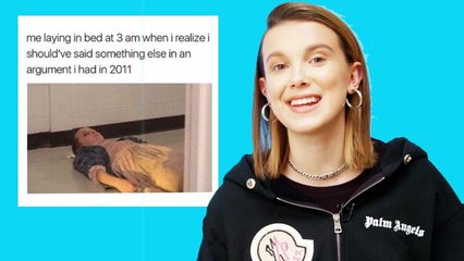 Millie Bobby Brown Reviews Stranger Things and Godzilla Memes