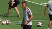 Security confronts 'spy' during England training session