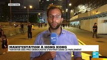 Fin de journée à Hong Kong, où la majorité des manifestants rentrent chez eux