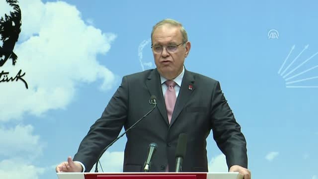 CHP Genel Başkan Yardımcısı ve Parti Sözcüsü Faik Öztrak soruları cevapladı