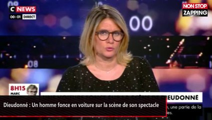 Dieudonné : Un homme fonce en voiture sur la scène de son spectacle (vidéo)