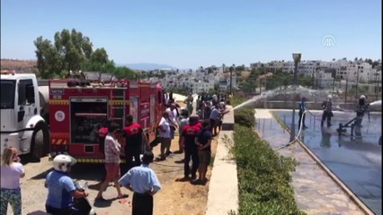 Bodrum'da çocuk parkında yangın - MUĞLA
