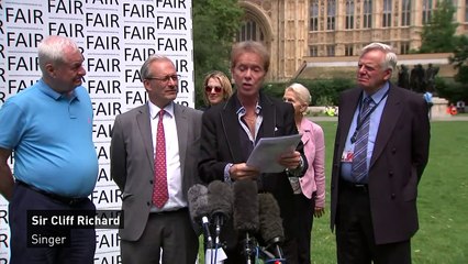 Sir Cliff Richard launches sex offence anonymity campaign