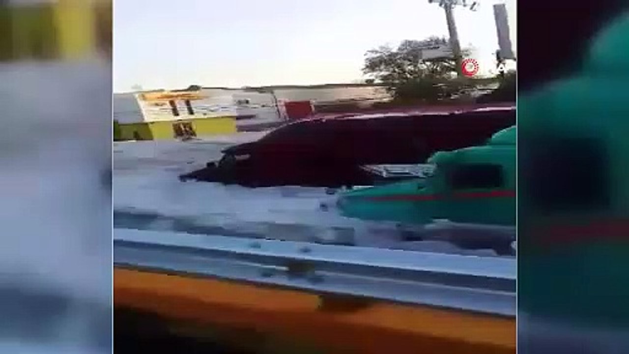 Meksika’da dolu fırtınası, kent buzla kaplandı