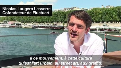 Avec "Fluctuart", le street art s'amarre sur la Seine