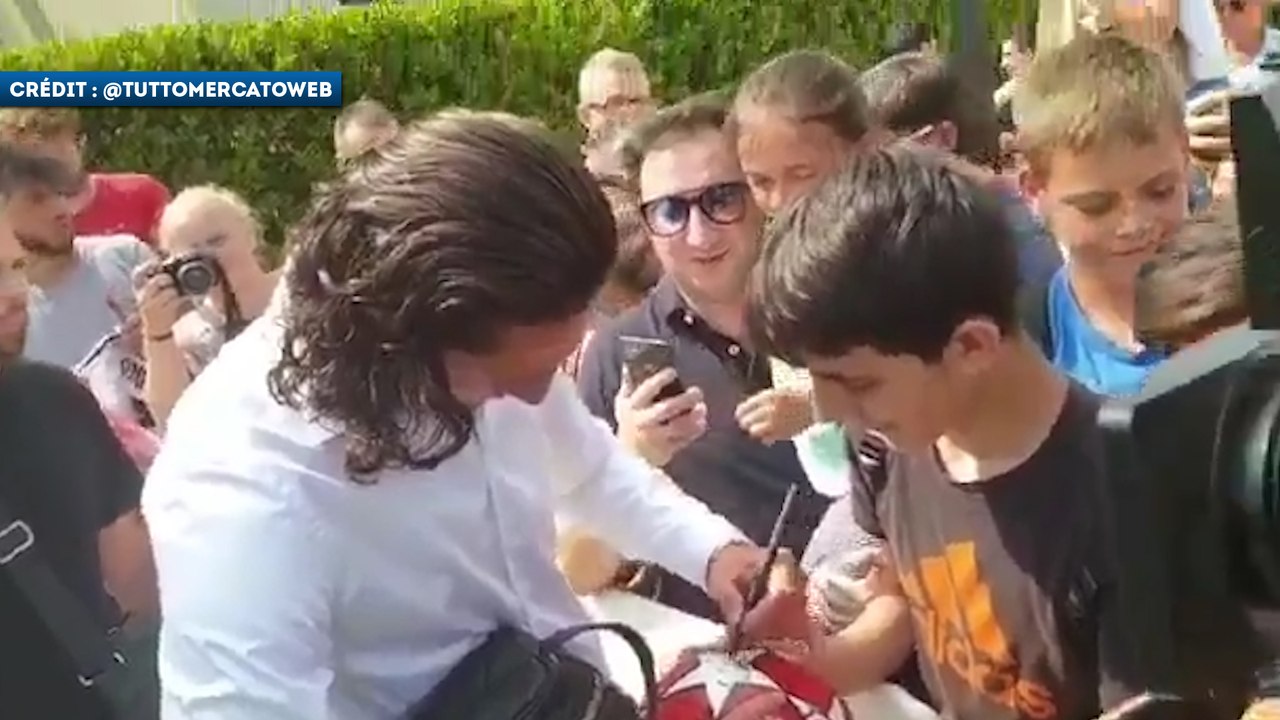 Le bain de foule d'Adrien Rabiot à Turin