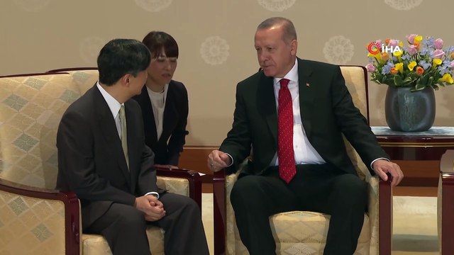 Cumhurbaşkanı Erdoğan, Japonya İmparatoru Naruhito İle Görüştü