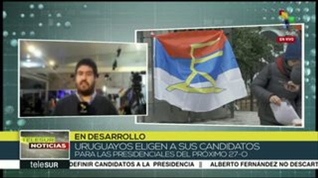 Elección interna uruguaya con baja participación de votantes